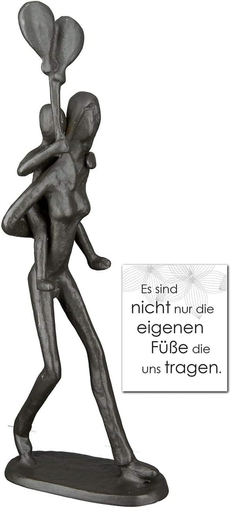 Casablanca Deco Sculptură Figura Statuie cuplu dansator - Fier Culoare: maro Înălțime 17,5 cm Lățime 20 cm Motiv cuplu - decor, artă, cadou, living Statuete si sculpturi Naty Shop Maro Înălțime 23 cm