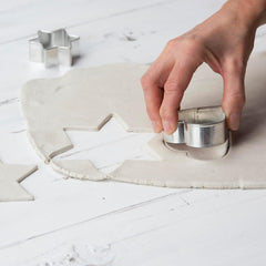 Formă de tăiat biscuiți originală Kaiser 2300612867, pentru decuparea fursecurilor, biscuiților, fondantului, tablei de oțel, argintii