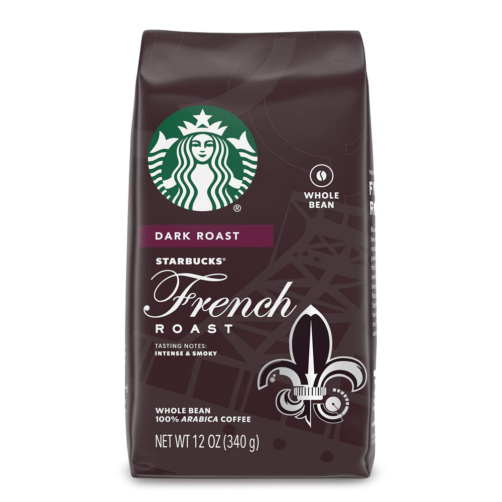Cafea boabe Starbucks Dark Roast — French Roast — 100% Arabica — 1 plic (340 ml)