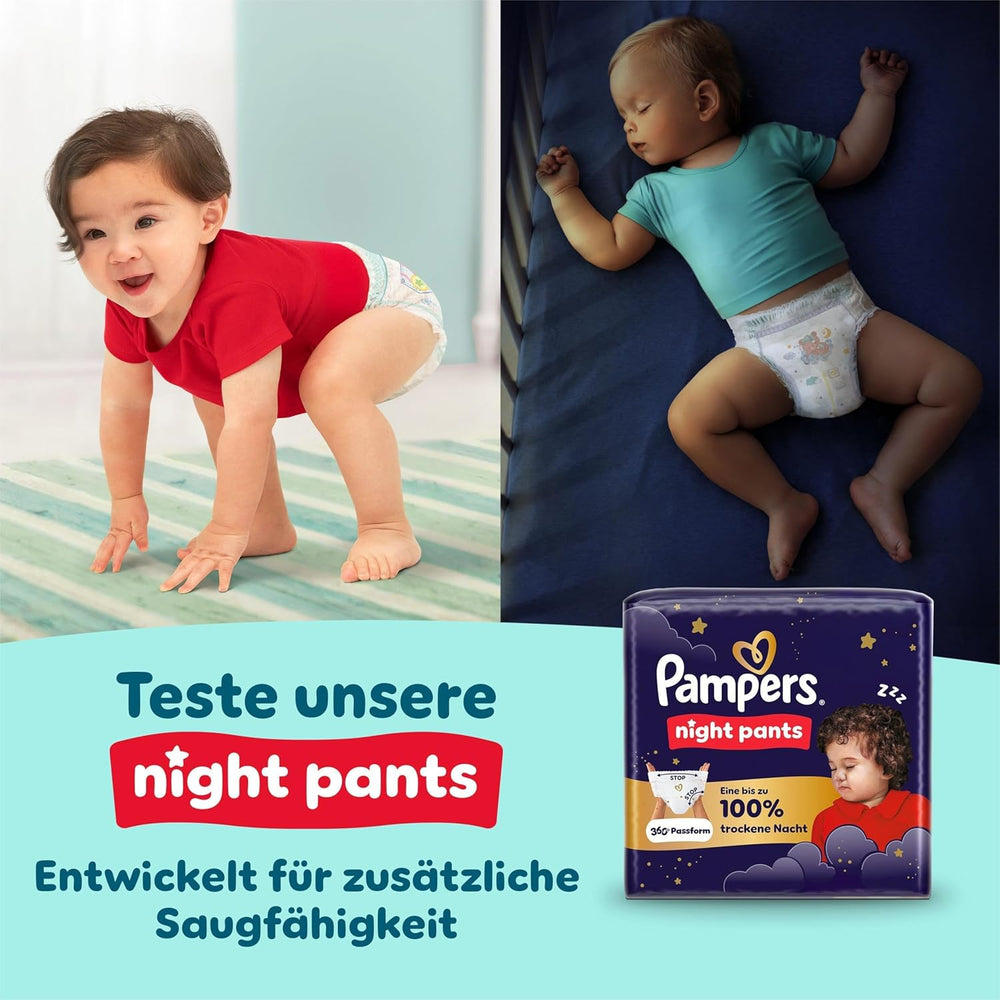 Pampers Premium Protection Pants Talla 7, 123 pañales, 15 kg+, con ajuste de 360° y puños suaves antifugas para una comodidad y protección óptimas