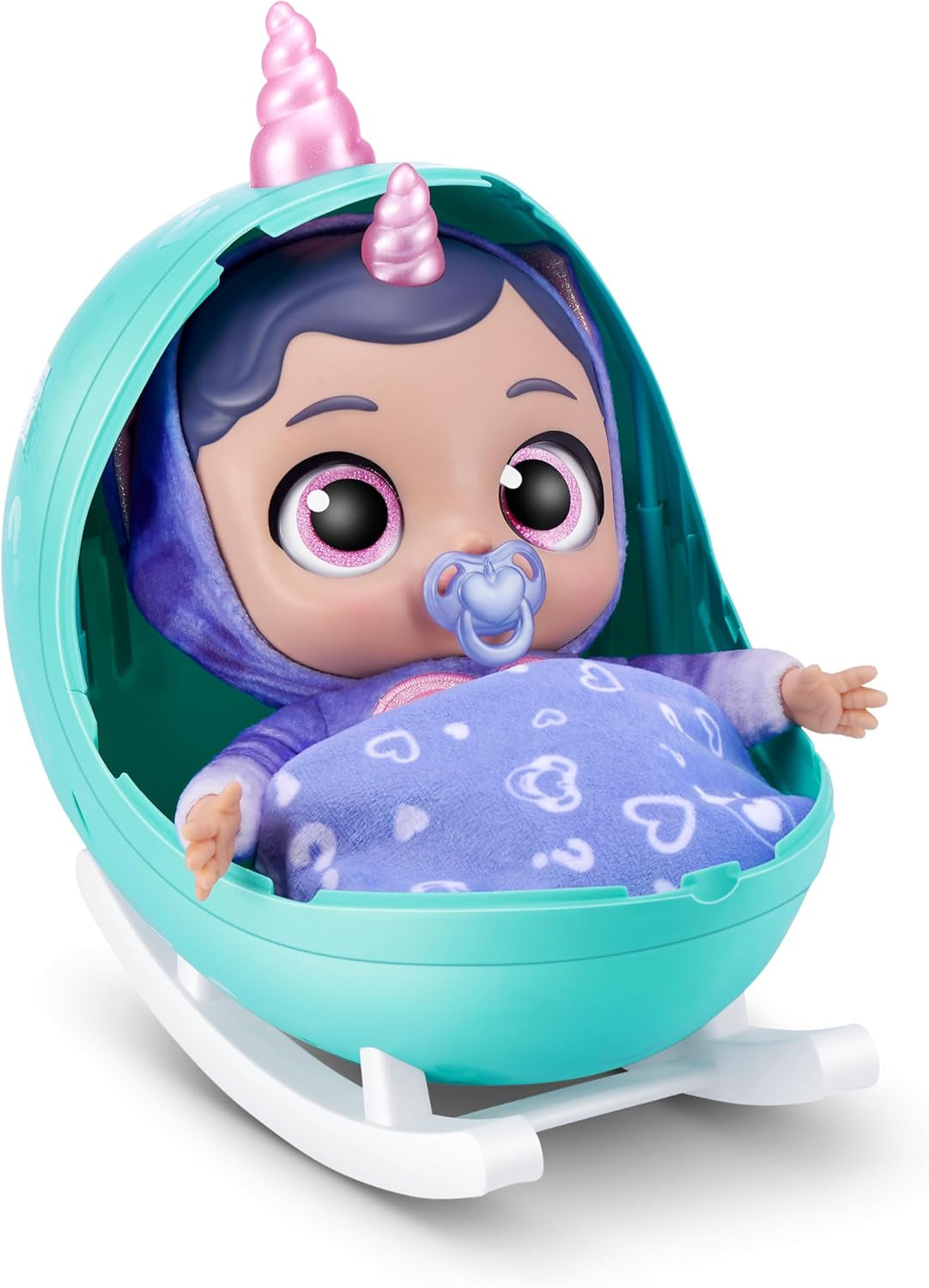 Babycorns Seria 1 de ZURU Păpușă Magică Pisică (Mac) cu Accesorii, Jucărie Surpriză Despachetare pentru Copii, Fete