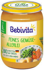 Todo tipo de verduras delicadas, paquete de 6 (6 X 190 gramos) Madre e Hijo Naty Shop 190 gramos Todo tipo de verduras