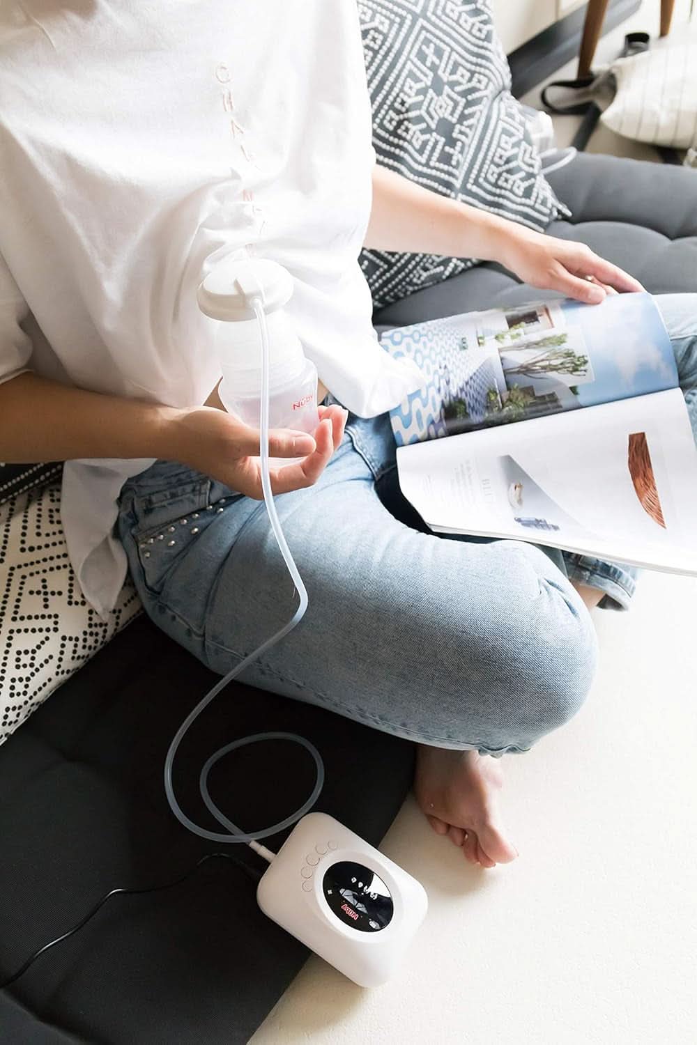 Nuby - Elektrische Milchpumpe Mit Digitaler Anzeige Accesorios Alimentación y Lactancia Bebe Naty Shop