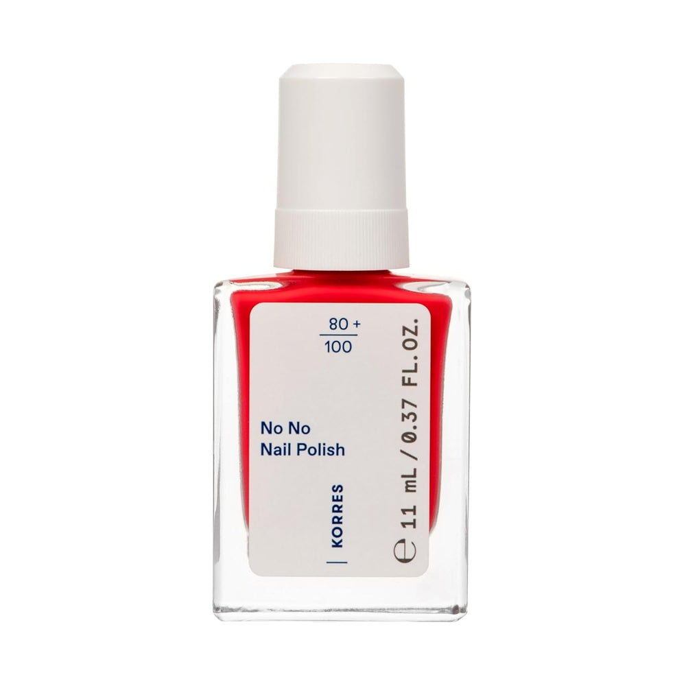 KORRES No No base de esmalte de uñas - base 10% vegana sin liberación, para un color duradero y resistente a las astillas, 11 ml - uñas cuidadas de forma natural, sin sustancias nocivas
