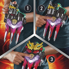 Power Rangers Dino Knight Morpher Series Luces inspiradas Teclas de sonido Juguete 15 cm Figuras de acción Naty Shop