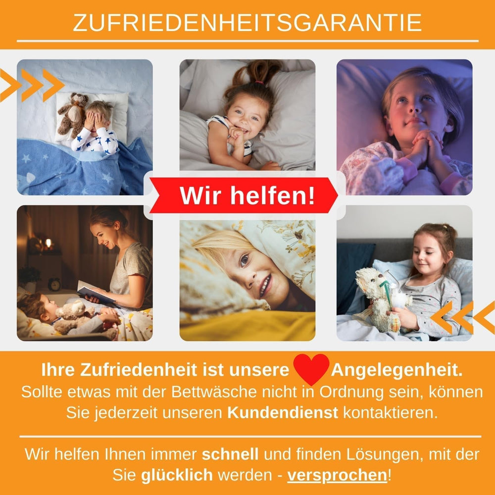 Aminata Kids Ropa de cama para niños, algodón Ropa de cama - infantil Naty Shop