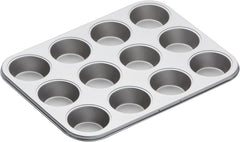 Bandeja para hornear muffins Kitchencraft, cubierta antiadherente, capacidad para 12 muffins, moldes y bandejas para hornear de 35 cm x 27 cm Naty Shop