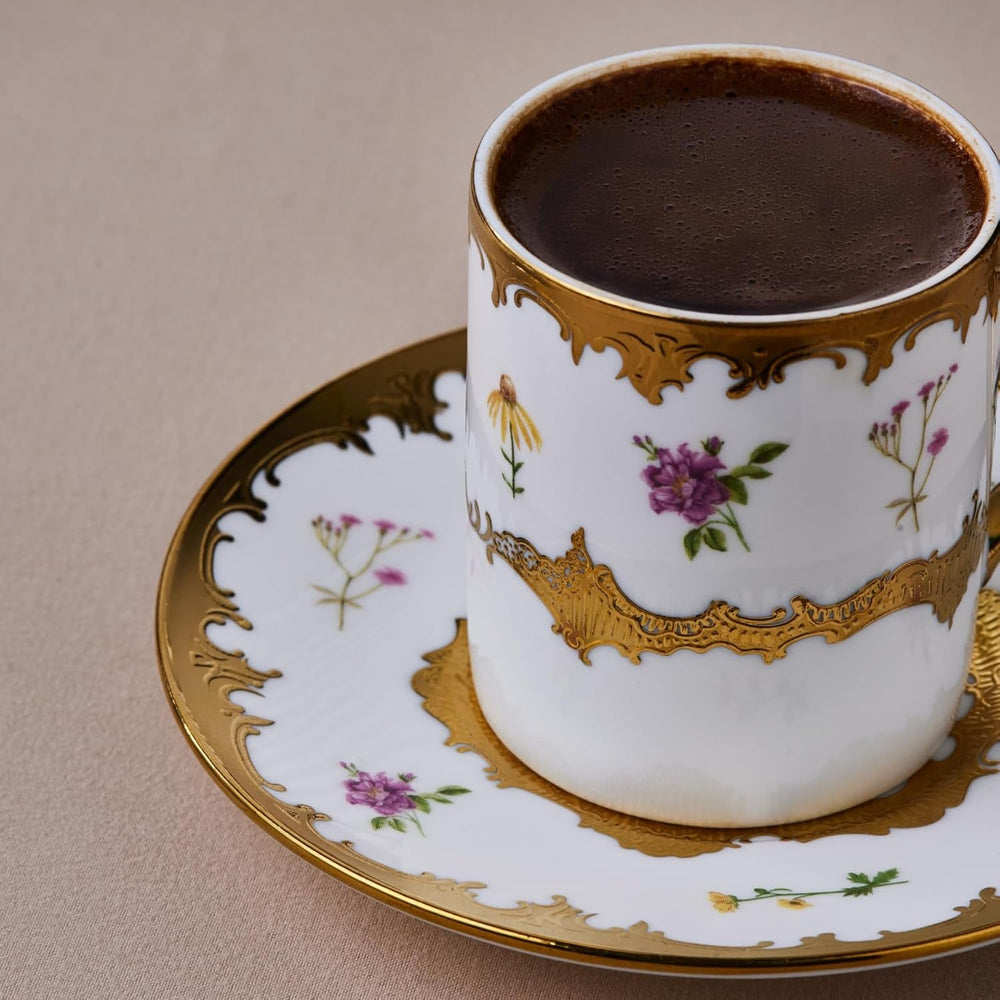 Cafea Karaca Bidter pentru 6 persoane, multicoloră