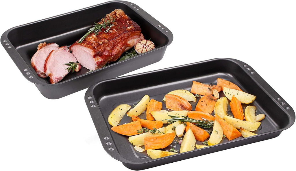 Chg Backform, ILAG Special 2-Schicht Antihaftbeschichtung, Sonstige, Jeweils Ca. 28,5 X 23 X 4 Cm, 9878-41, Jeweils Ca. 28,5 X 23,0 X 4,0 Cm Matrite si tavi pentru copt Naty Shop Ofen-Set