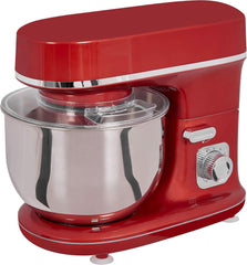 GUTFELS Küchenmaschine KM 8102 Roi | Máquina de cocina | 1200 vatios | Schneebesen | Rührhaken | arrodillado | 10 estupen | Podredumbre | 5 L Schüssel Madre e Hijo Naty Shop Rojo