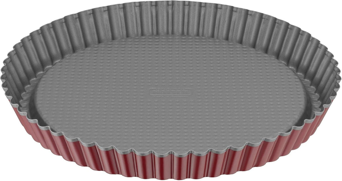 ORIGINAL KAISER Classic plus Obstbodenform 28 Cm, 28,4 X 28,4 X 3,5 Cm & Classic Mini Torteletts 6 Stück, Tartelette Förmchen 10 Cm, Tarteform Klein, Tortelettförmchen Antihaftbeschichte Moldes y bandejas para hornear Naty Shop Single Classic Plus