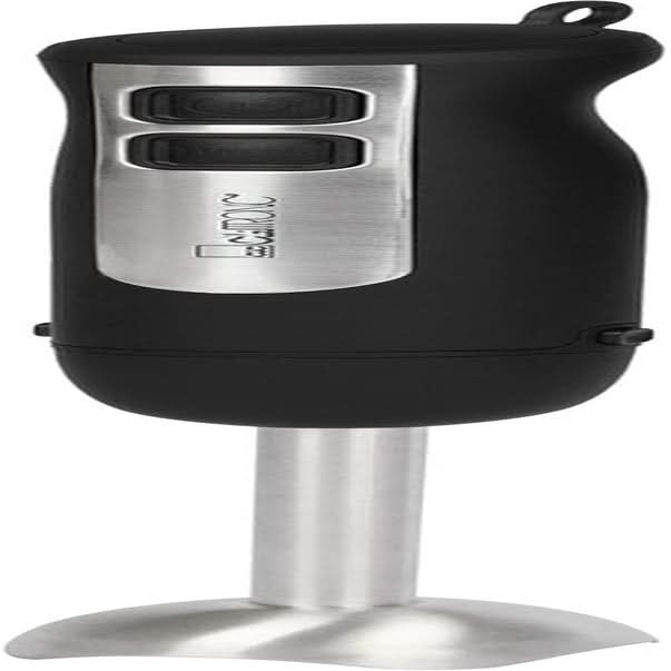 Clatronic Stabmixer SM 3739 Pürierstab, Handmixer, Mixer Für Smoothie, Shakes, 2 Stufen-Schalter, Multizerkleinerer, Edelstahl-Stab Und Messer, Aufhängeöse, 800 Watt Motor, Schwarz-Edelstahl Mama si Copilul Naty Shop