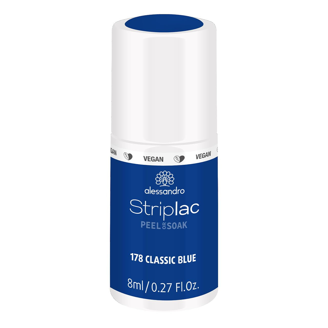 Esmalte de uñas UV alessandro Striplac Lavender Lemonade – Delicado y duradero – Fácil eliminación gracias a la tecnología de eliminación – Vegano y libre de crueldad animal – 8 ml
