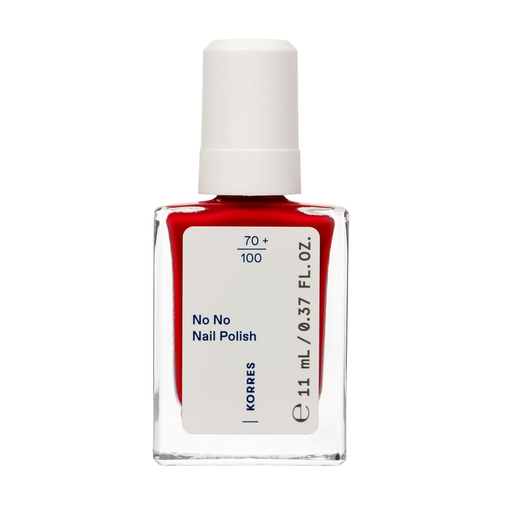 KORRES No No base de esmalte de uñas - base 10% vegana sin liberación, para un color duradero y resistente a las astillas, 11 ml - uñas cuidadas de forma natural, sin sustancias nocivas