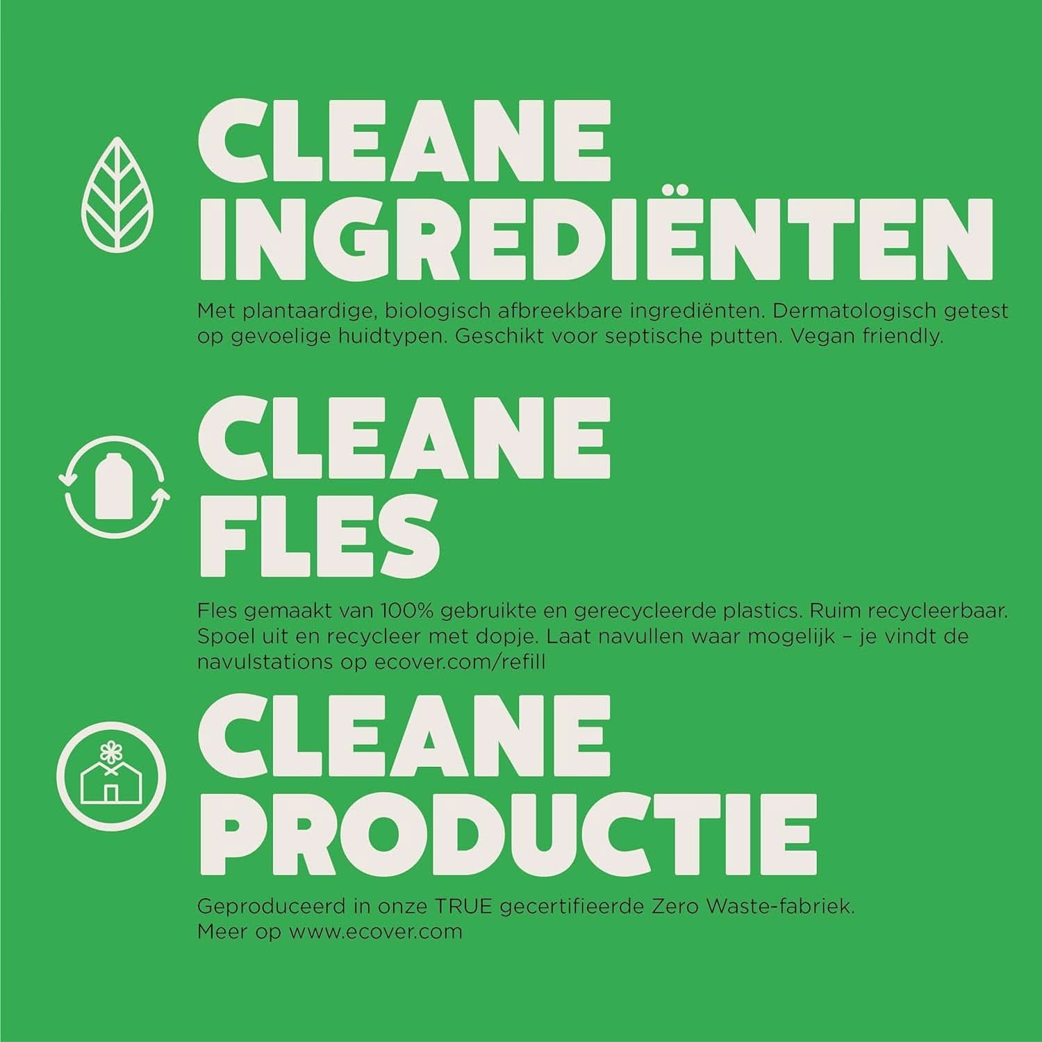 Ecover Color Apple Blossom & Freesia Laundry Detergent, Detergente líquido con ingredientes vegetales para conservar y proteger la ropa Naty Shop