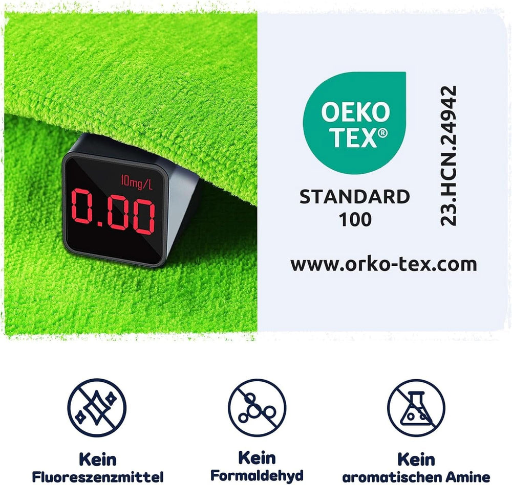 Poncho de baño infantil Oeko TEX, 100% algodón Madre e Niño Naty Shop