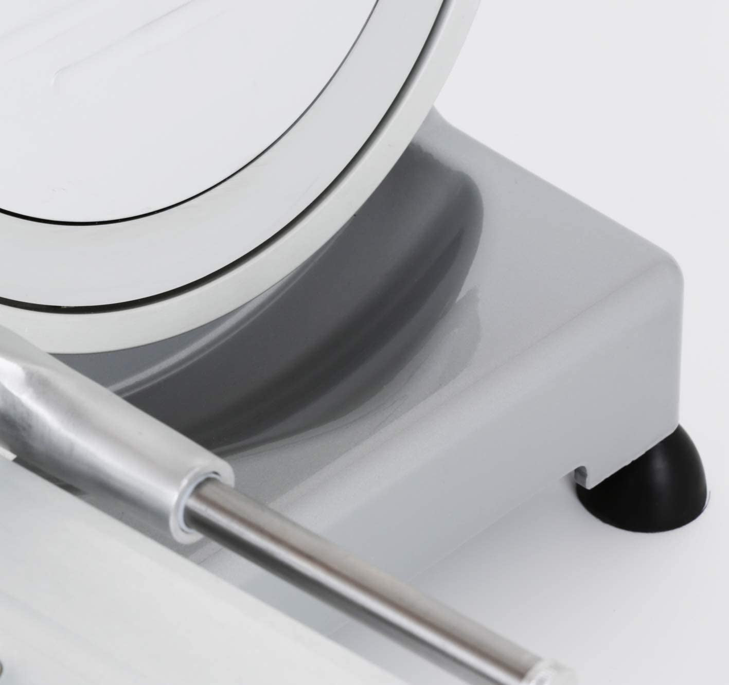 90018 Luxury 22 GS, cortadora eléctrica, aluminio, plata/negro Cortadoras y Rebanadoras Naty Shop