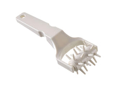 HENDI Stiproller, Stippwalzse, Teigigel, Teig Gitterschneider, für saftige Kuchen- und Gebäckböden sowie Pizzateig, 77x210mm, Polipropileno