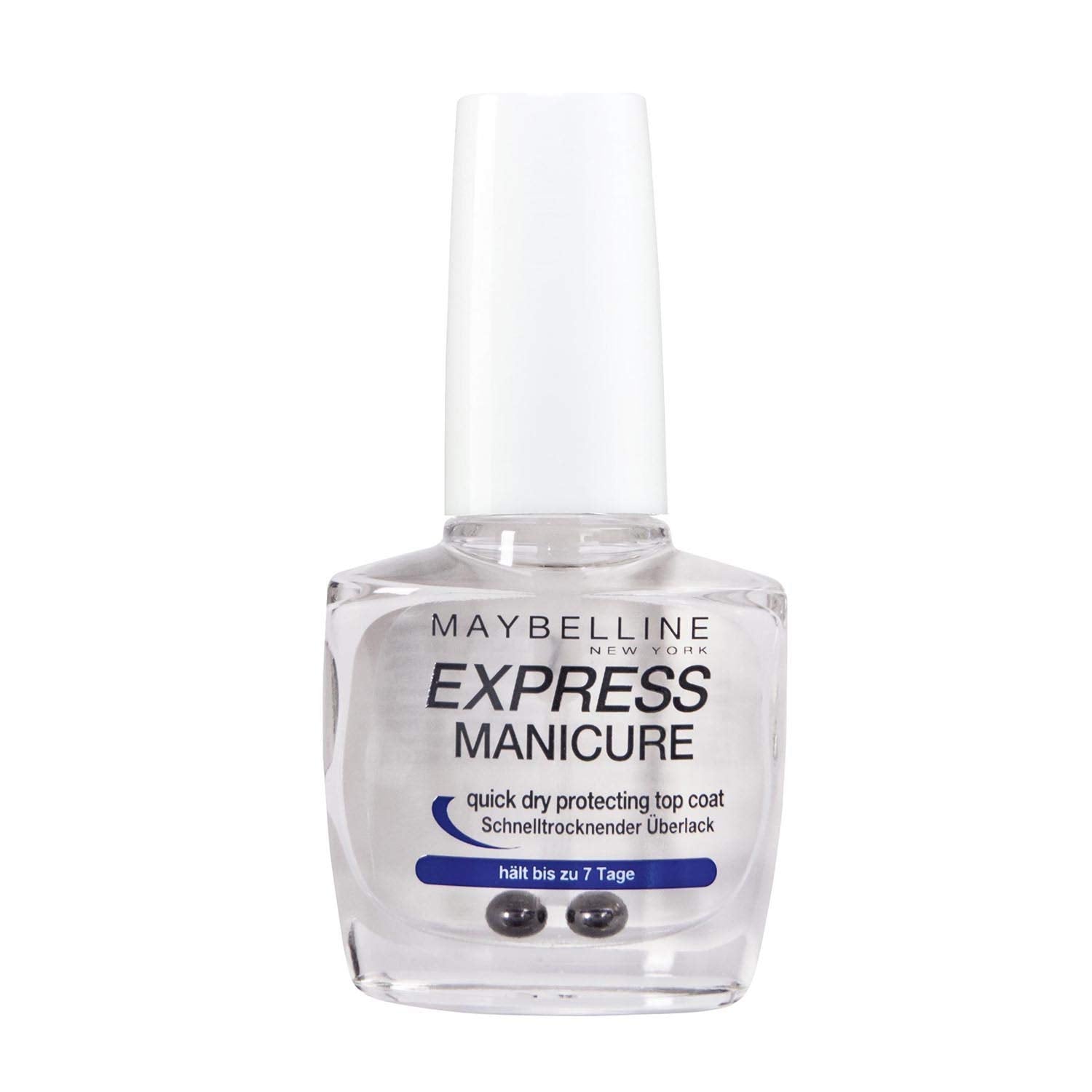 Maybelline New York Nail Care, strat de unghii cu uscare rapidă pentru manichiură expresă, transparent