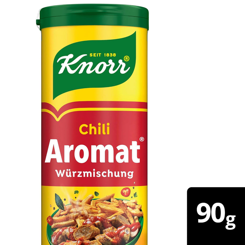 Knorr Würzmischung Chili Flavored para platos rápidos para condimentar y condimentar patatas, pastas, verduras y más 90 g