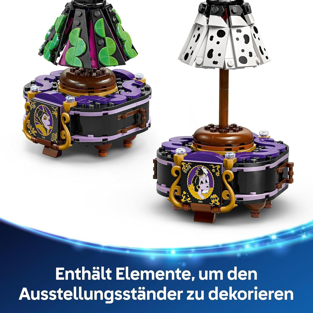 LEGO Ç€ Villanas De Disney Los Vestidos De Maléfica Y Cruella De Vil - Juguete para niños y niñas a partir de 9 años - Incl. 2 minimuñecas y 2 figuras de animales: regalo de cumpleaños para fans 43262 Juegos de construcción Besuche den LEGO-Store