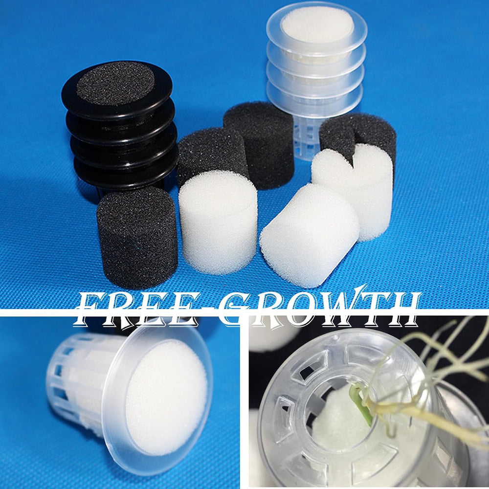 50 esponjas hidropónicas de 32 x 30 mm, sistema hidropónico de propagación de lana de roca, bloque de esponjas de propagación, esponjas para plántulas, sistema hidropónico de invernadero para cultivar vegetales y flores