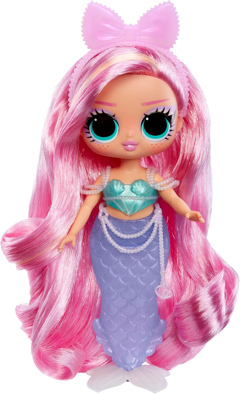 JAJAJA. ¡Sorpresa! Preadolescentes - Lola Waves Sirena - muñeca de moda con cola que cambia de color, aleta móvil y bonitos accesorios - juguete para niños y coleccionistas a partir de 4 años Naty Shop Lola Waves Dolls