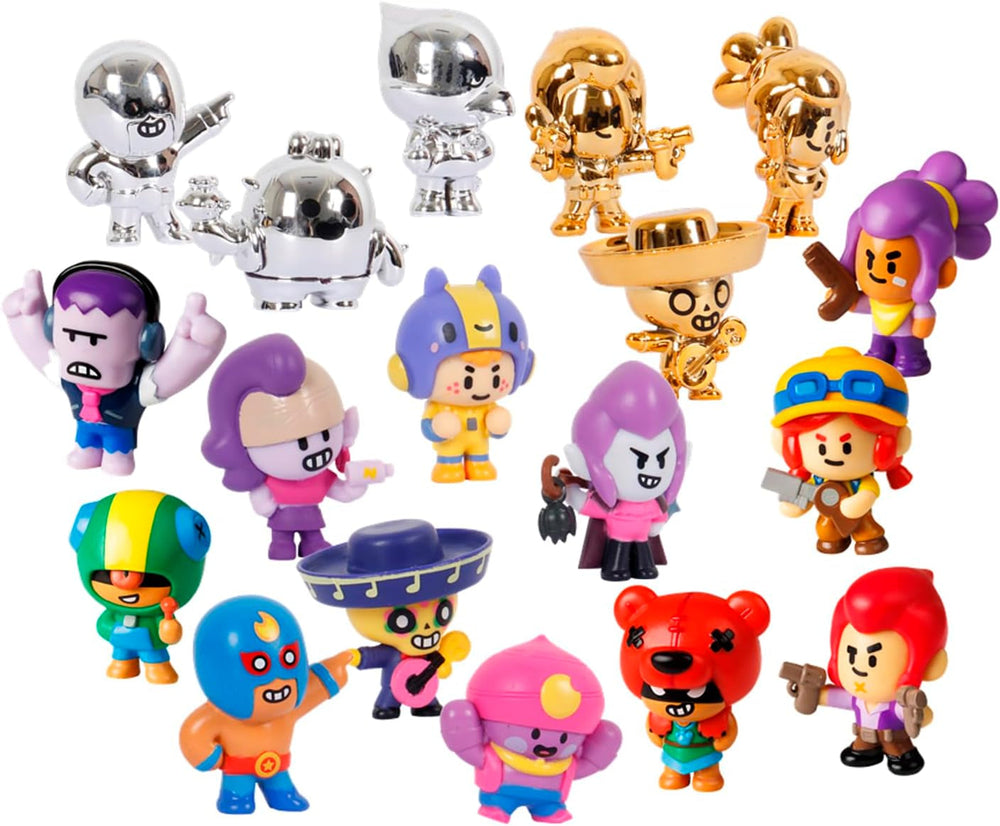 Bizak Brawl Stars 64112017-1 Figura 1 Pieza Figura 4cm en Caja Sorpresa Juego de Lucha Multijugador Edad 3+ Figuras de Acción Naty Shop