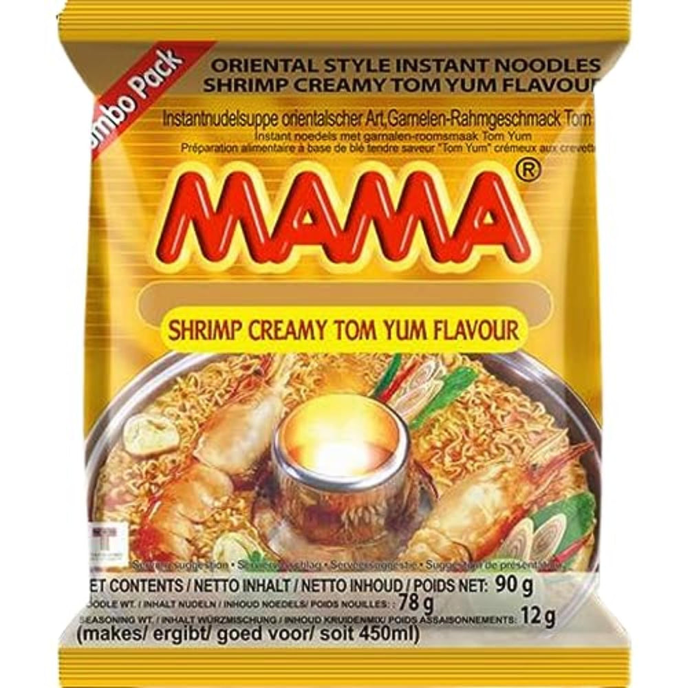 MAMA - Fideos instantáneos con pollo - Paquete múltiple (30 X 55 GR)