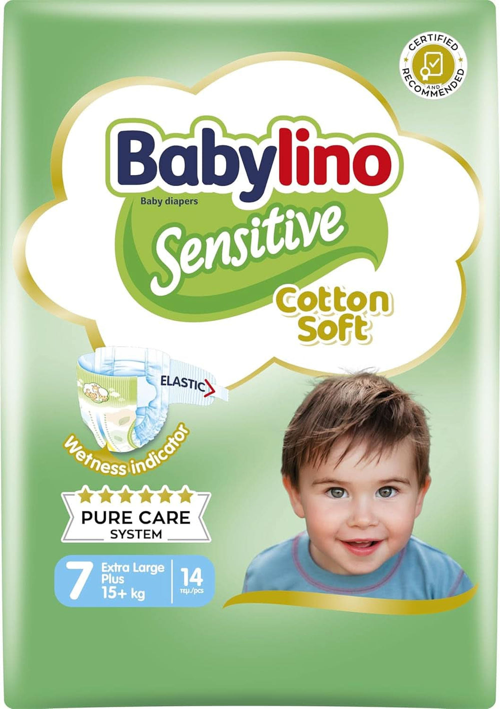 Babylino Sensitive, pañales delicados para niños, varios tamaños