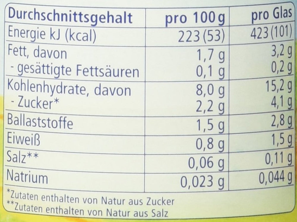 Verduras ecológicas con boniatos, a partir de 4 meses, 190g