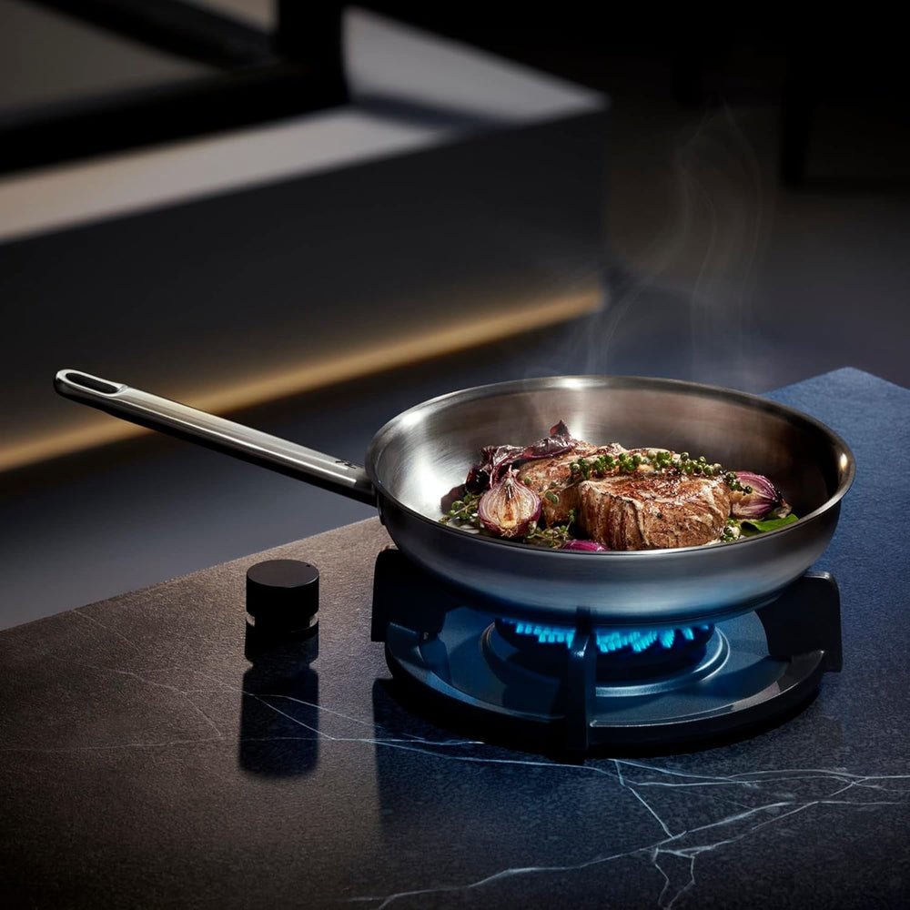 Sartén de acero inoxidable WMF Profi 24 cm inducción, sartén de acero inoxidable Cromargan Ollas y Sartenes Naty Shop