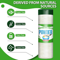 CMC pulbere 255g - 100% pulbere pură CMC, agent de îngroșare alimentar, stabilizator pentru înghețată, pulbere Tylo pentru fondant, prăjituri, înghețată, produse congelate, dulciuri, iaurt, pastă de gumă Pasta de zahar Naty Shop