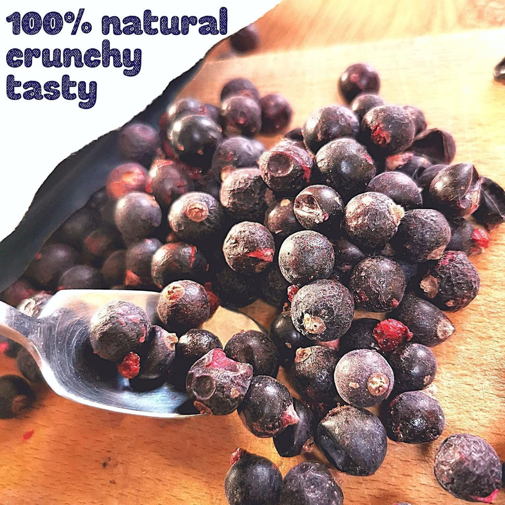Coacăze negre liofilizate | Coacăze uscate 100% naturale | Fără zahăr adăugat Dulciuri liofilizate sănătoase | Fructe liofilizate Fructe liofilizate Produse deshidratate Naty Shop