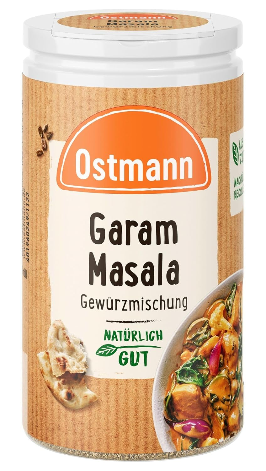 Ostmann Gewürze - Garam Masala Gewürzmischung | Embalaje completo y reciclable | 30 g en la estreudosis