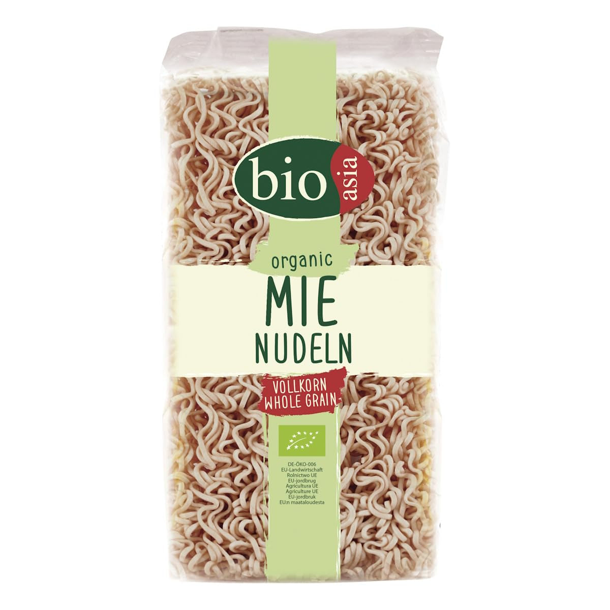 BIOASIA Fideos Bio Mie, elaborados con cereales integrales, rápidos y fáciles de preparar (1 x 250 g)