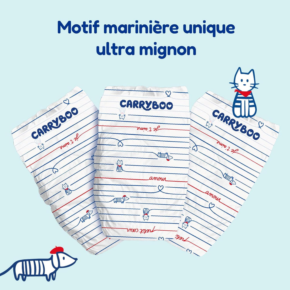 Pañales talla 3 (4-9 kg) - saludables y muy absorbentes - 12 horas a prueba de fugas - sin sustancias no deseadas - fabricados en Francia - precio asequible - 150 pañales desechables