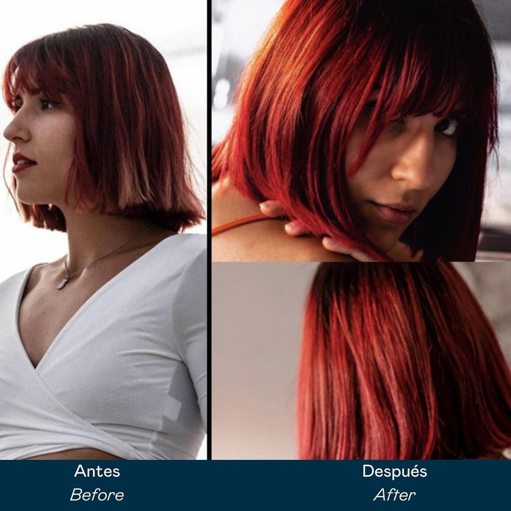 Valquer Power Color Mask formulare vegană și fără silicon Dă culoarea părului 290 ml negru Masca de par Naty Shop