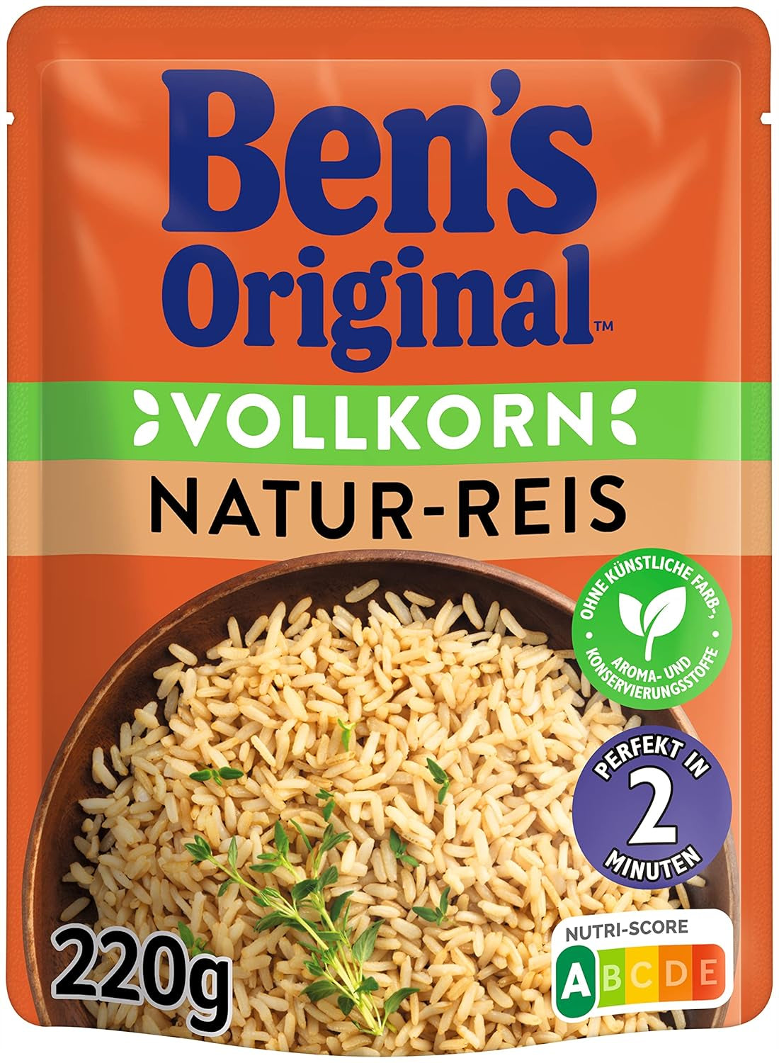 BEN'S ORIGINAL™ arroz express natural 6 x 220g