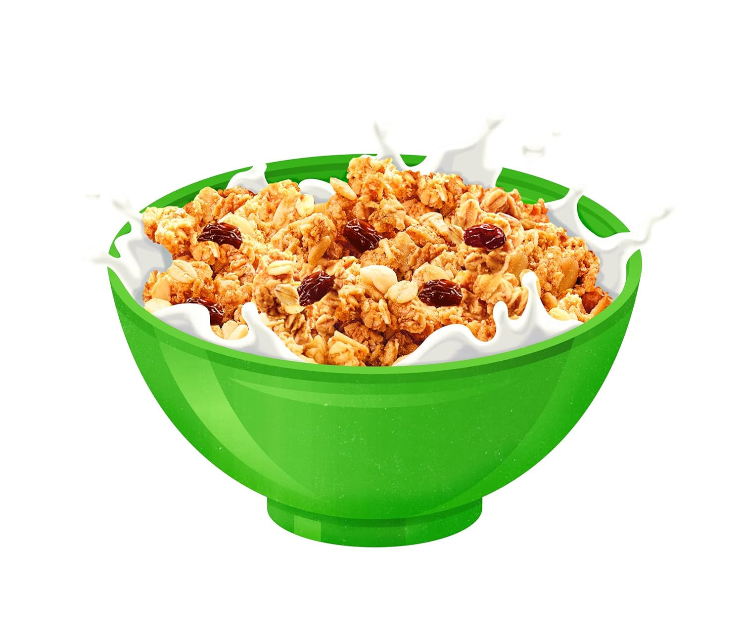 Dr. Oetker Vitalis Classic Crispy Muesli: paquete grande de muesli crujiente para el desayuno con pasas, 1 paquete, 1,5 kg