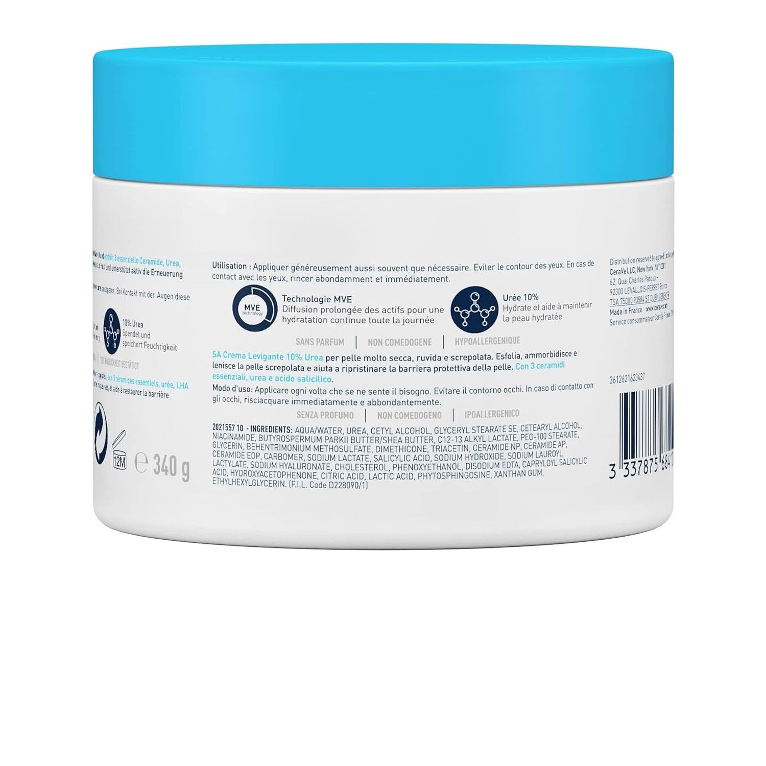 Cerave Crema para pieles secas, ásperas y desiguales Cosmética y Belleza Naty Shop