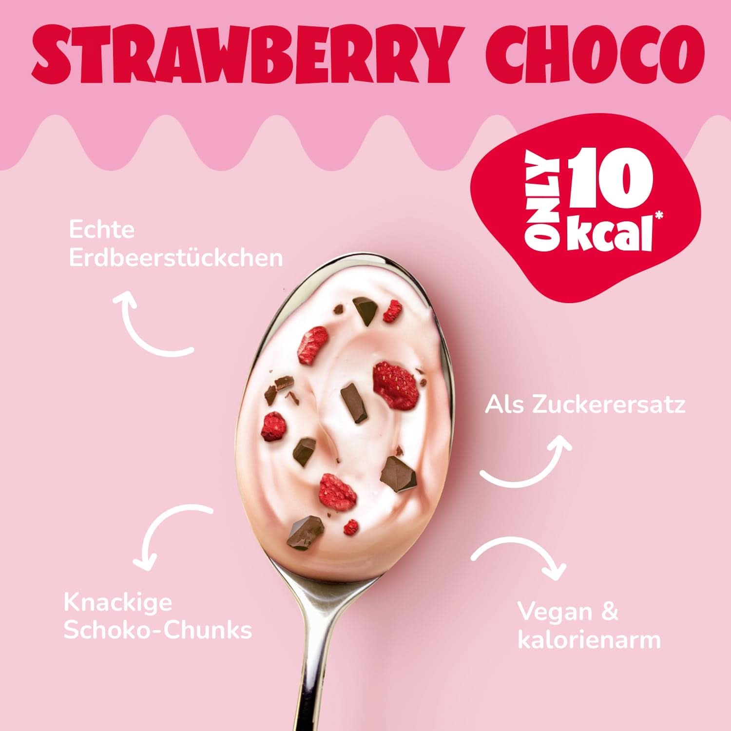 Ahead Sabor en Polvo Fresa Chocolate 250 gramos, 83 porciones Sabores Naty Shop