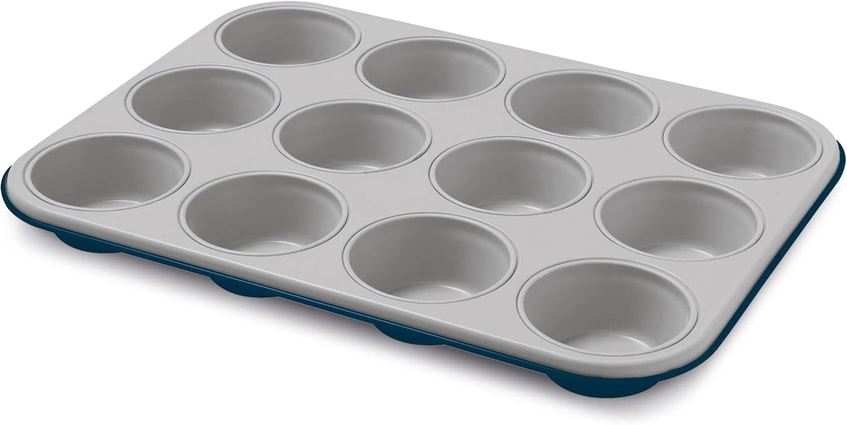 , Línea XBake, molde para 12 muffins, acero con revestimiento Moldes y bandejas Naty Shop