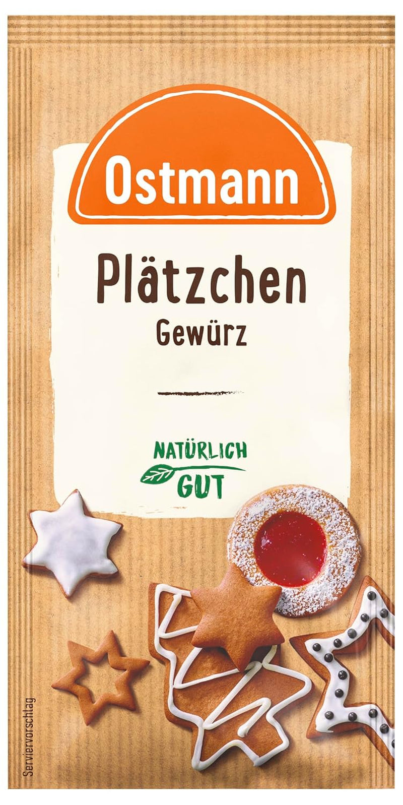 Ostmann Gewürze – Glühwein-Gewürz, Gewürzmischung für Glühwein, Punsch, Feuerzangenbowle & Kinderpunsch, ideal para el invierno y la Navidad, vegano, 12 g (1er paquete)