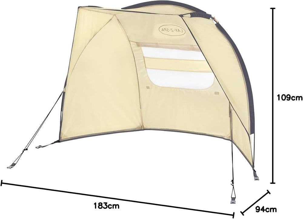 Capota para sol Bestway LAY-Z-SPA, 183 x 94 x 109 cm