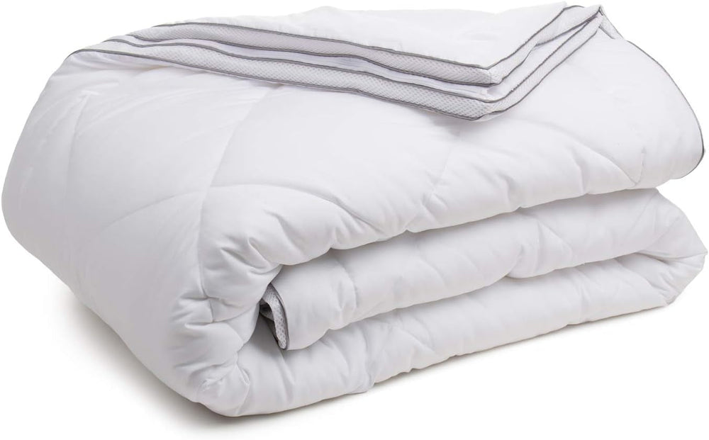 Gözze - Edredón De 4 Estaciones, Juego De 2, Edredón De Verano + Edredón De Otoño/Primavera, Edredón Transpirable Con Banda Climática, 135 X 200 Cm - Blanco Naty Shop Edredones Y Edredones Edredón De 4 Estaciones De 135 X 200 Cm