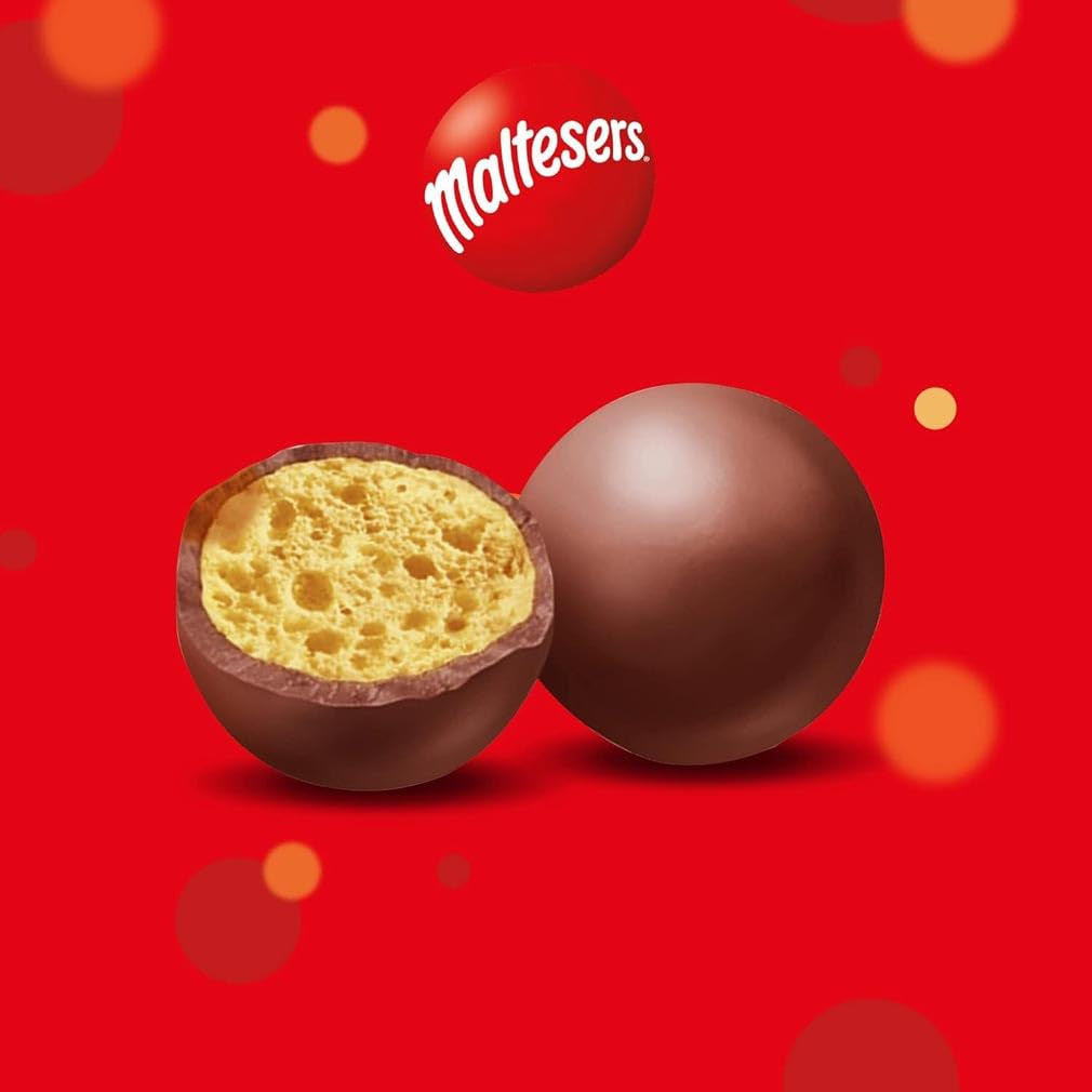 Maltesers Bolas de chocolate con centro crujiente y ligero, snack de chocolate aireado, 1 paquete (1 x 175 g)