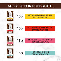 Hrană umedă pentru pisici Gourmet A la Carte, sortimente asortate, pachet de 60 (60 x 85g)