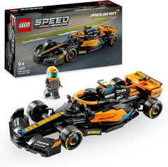 LEGO Speed Champions Coche de carreras de Fórmula 1 Mclaren 2023 Juguete para niños mayores de 9 años Niños y niñas a quienes les gusta jugar Modelo de vehículo para construir de forma independiente Decoración de la habitación de los niños 76919 Juegos de construcción Besuche den LEGO-Store Single