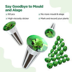 Kit de cultivo de vainas de 172 piezas, esponjas de cultivo para hidroponía